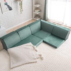 ①　未使用/新品　現状渡し特価　ソファー　洗える カバーリング ...