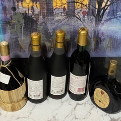 未開栓　ワイン　5本の画像