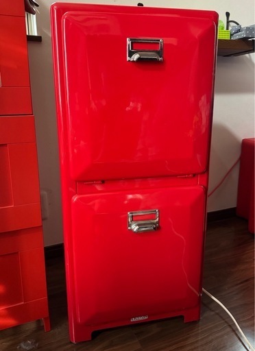 DULTON ダルトン ゴミ箱  2段　レッド