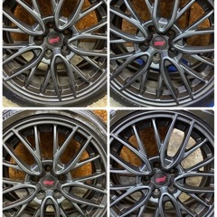 他お取引き中、245/40R18🌈WRX STI スバル純正ENKEIアルミ🌈ブリヂストンVRX2🌈 18×8.5J‼️オフセット+55‼️pcd114.3‼️の画像