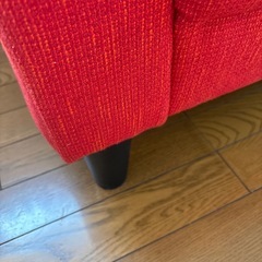 ソファー［赤］値段交渉🆗の画像
