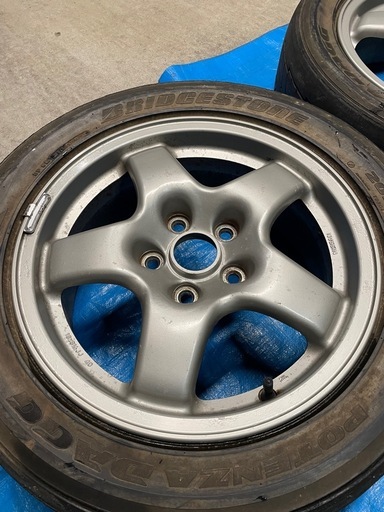スカイライン R32 純正アルミ　2本　タイプM GTS-4　 114.3 5穴　6.5j +40