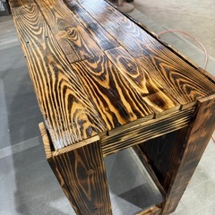 古材カウンターテーブル　マルシェ店舗用にに　の画像