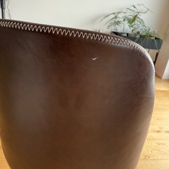 レザー風　ダイニングチェアの画像