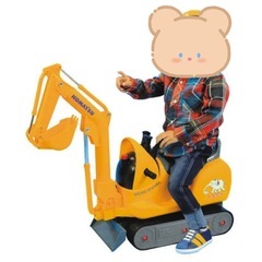  足けり乗用玩具/ショベル/乗れる車のおもちゃの画像