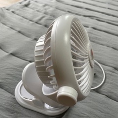 クリップ式のミニ扇風機
の画像