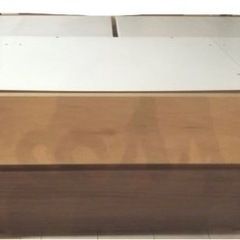 ニトリ　シングルベッド　フレームのみ　チェスト付きの画像