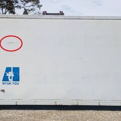 ♪八街A区SP28♪物置♪コンテナ♪鍵穴♪断熱材入ってる♪アルミ冷蔵箱♪の画像