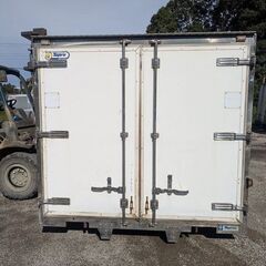 ♪八街A区SP28♪物置♪コンテナ♪鍵穴♪断熱材入ってる♪アルミ冷蔵箱♪の画像