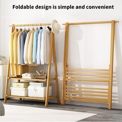 新品コートラック（棚付き）の画像