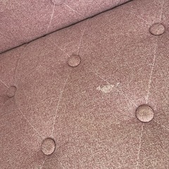 2人掛けソファ ピンク ソファベッドの画像