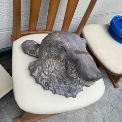 壁掛け木彫り熊の画像