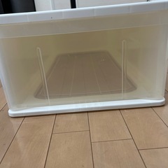 【11/12まで】【まとめ売り】【収納に便利】ニトリ 衣装コンテナ 4個セット／ベッド下収納にぴったり／引き出しタイプの画像