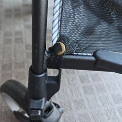 ピジョン B型 ベビーカー マザーバッグ 雨カバー 付の画像