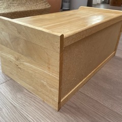 【ニトリ/廃盤】木製ブレッドケース】の画像