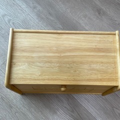 【ニトリ/廃盤】木製ブレッドケース】の画像