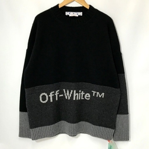 オフホワイト OFF-WHITE ニット　正規品　Mサイズ
