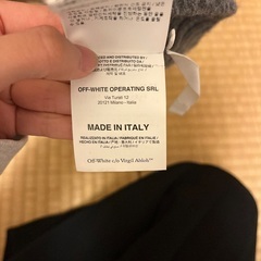 オフホワイト OFF-WHITE ニット　正規品　Mサイズの画像