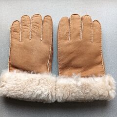 ベージュの手袋🧤の画像