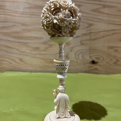 多層球体　天球 置物  飾り品 天然素材 東洋彫刻の画像