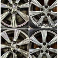 225/50R17🌈レクサスGS純正ホイール🌈ブリヂストンVRX2🌈17×7.5J⭐️5H×pcd114.3⭐️+45🌈訳あり特価‼️委の画像