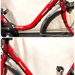 1年保証 送料無料　新型　パナソニック　ビビ　26インチ　赤　電動アシスト自転車　g1110の画像