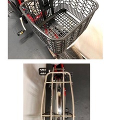 1年保証 送料無料　新型　パナソニック　ビビ　26インチ　赤　電動アシスト自転車　g1110の画像