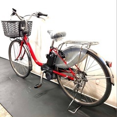 1年保証 送料無料　新型　パナソニック　ビビ　26インチ　赤　電動アシスト自転車　g1110の画像
