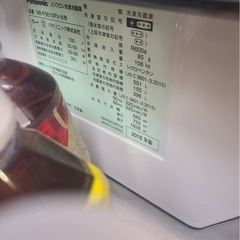 激安 美品 Panasonic ノンフロン冷凍冷蔵庫   大容量 2016年製の画像