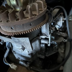 除雪機★ヤマハリッキー★エンジンミッション★ジャンク品ほ★実働品だったはずはてな？の画像