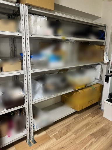 【終了】スチールラック×2台　180cm