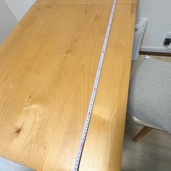 おりたたみ折りたたみダイニングテーブル　値下げしました！！の画像