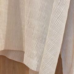 ZARA　ホワイト リブ編み 　トップス　長袖の画像