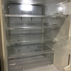 SHARP     3ドア冷蔵庫　2018年製　350L     自動製氷なし　中古品　※表面キズ有の画像