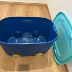 タイヤ付き　収納ケース　子どもの画像