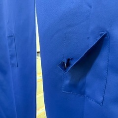 PONY DANCE 断熱 断冷 部屋仕切り 遮光 ロング カーテン 厚地 のれん 寝室 階段 ローヤルブルー 1枚 幅100丈200cmの画像