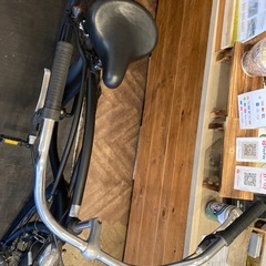 【前後タイヤ・チューブ新品！】シングルギア　24インチビーチクルーザー　マットブラックの画像