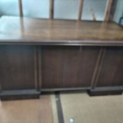 木製クラシックデスク　学習机　社長机 の画像