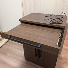 キッチンカウンター 食器棚 レンジ台 幅60cmの画像