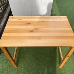 テーブル机　イスセット　無印の画像