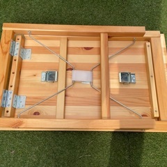 テーブル机　イスセット　無印の画像