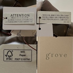 groveレディースブーツショートブーツセミロングブーツショート丈ブーツワールド婦人靴女性用冬靴定価7698円製品タグ付きサイズMの画像