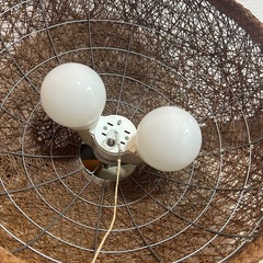 アジアン　ジュート編　電気　ライト42cmの画像