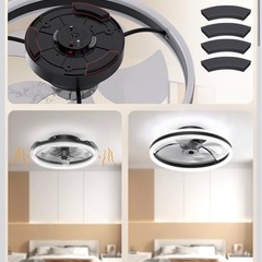 【新品】coizabera シーリングファン シーリングライト 無階段調色調光の画像