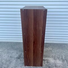 【那須町役場】カラーボックス茶　収納　棚　本棚【管理番号346】の画像