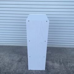 【那須町役場】カラーボックス白　収納　棚　本棚【管理番号347】の画像