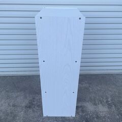 【那須町役場】カラーボックス白　収納　棚　本棚【管理番号347】の画像