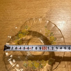 IWAKI Pyrex 花柄ガラス皿 日本製 ４枚セットの画像