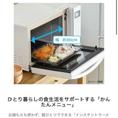 一人暮らしサイズ電子レンジの画像