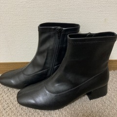 GLOBAL WORK　グローバルワーク　黒ブーツ　24.5cmの画像